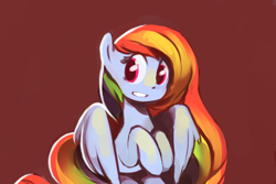 Size: 480x320 | Tagged: safe, artist:karzahnii, rainbow dash, pegasus, pony, alternate hairstyle, long mane, solo