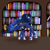 Size: 1250x1250 | Tagged: safe, artist:lunar-march, princess luna, alicorn, pony, book, bookshelf, library, solo