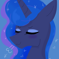 Size: 1000x1000 | Tagged: safe, artist:php54, princess luna, alicorn, pony, female, horn, mare, smug, solo