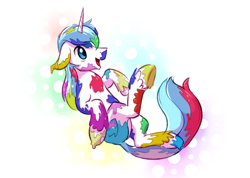 Size: 1280x910 | Tagged: safe, artist:gsphere, shining armor, pony, unicorn, floppy ears, happy, male, paint, solo, stallion