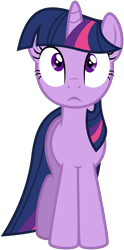 Size: 3000x6066 | Tagged: safe, artist:missgoldendragon, derpibooru import, twilight sparkle, unicorn twilight, unicorn, looking up, simple background, solo, transparent background, vector