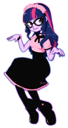 Size: 715x1347 | Tagged: safe, artist:nickleerie, derpibooru import, sci-twi, twilight sparkle, equestria girls, friendship games, alternate costumes, alternate hairstyle, cute, simple background, solo, transparent background, twiabetes