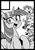 Size: 635x903 | Tagged: safe, artist:nekubi, derpibooru import, applejack, fluttershy, pinkie pie, rainbow dash, rarity, twilight sparkle, earth pony, pegasus, pony, unicorn, circle cut, mane six, monochrome