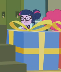 Size: 572x679 | Tagged: safe, derpibooru import, screencap, sci-twi, twilight sparkle, equestria girls, friendship games, faic, present