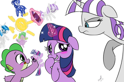 Size: 1214x800 | Tagged: safe, artist:emositecc, night light, shining armor, spike, twilight sparkle, twilight velvet, dragon, pony, unicorn, :d, annoyed, baby, baby spike, blushing, crayon, crayon drawing, cute, female, filly, filly twilight sparkle, floppy ears, glowing horn, graffiti, magic, male, mare, she knows, simple background, smiling, spikabetes, spike's family, sun, telekinesis, tongue out, transparent background, twiabetes, wall, younger