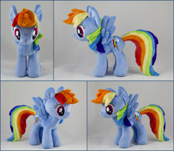 Size: 1000x862 | Tagged: safe, artist:thurinus, rainbow dash, irl, photo, plushie, solo