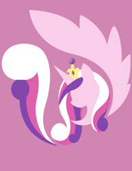 Size: 2550x3300 | Tagged: safe, artist:kinokashi, part of a set, princess cadance, alicorn, pony, emblem of harmony, minimalist, solo, watermark