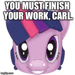 Size: 300x300 | Tagged: safe, derpibooru import, twilight sparkle, image macro, llamas with hats, mask, meme, spoilers for another series