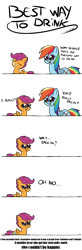 Size: 1000x3042 | Tagged: safe, artist:chibi95, rainbow dash, scootaloo, pegasus, pony, comic, cutie mark, simple background, transparent background