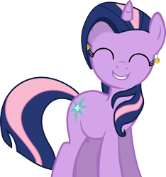 Size: 878x937 | Tagged: dead source, safe, artist:cupcakescankill, derpibooru import, fluttershy, twilight sparkle, fusion, happy, potara, simple background, solo, transparent background