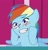 Size: 877x911 | Tagged: safe, rainbow dash, pegasus, pony, applebuck season, dashface, face, face swap, meme, titty monster meme