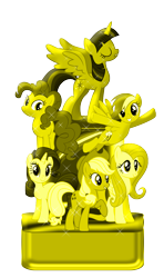 Size: 834x1413 | Tagged: artist needed, safe, derpibooru import, applejack, fluttershy, pinkie pie, rainbow dash, rarity, twilight sparkle, twilight sparkle (alicorn), alicorn, earth pony, pegasus, pony, unicorn, .svg available, female, mane six, mare, simple background, transparent background, trophy, vector