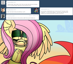 Size: 1198x1061 | Tagged: safe, artist:extradan, fluttershy, rainbow dash, pegasus, pony, female, flutterbot, mare, wings