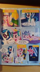 Size: 900x1600 | Tagged: safe, dj pon-3, princess cadance, vinyl scratch, alicorn, pony, unicorn, comic:waiting for flurry heart, comic, official