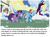 Size: 655x485 | Tagged: safe, rainbow dash, twilight sparkle, pegasus, pony, magical mystery cure, alicorn drama, meta, text, twilicorn spotlight drama