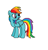 Size: 613x637 | Tagged: safe, artist:sylis1232, rainbow dash, pegasus, pony, simple background, solo, white background