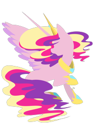 Size: 6133x8133 | Tagged: safe, artist:illustrativeauthor, princess cadance, alicorn, pony, absurd resolution, minimalist, simple background, solo, transparent background