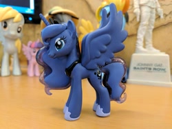 Size: 4048x3036 | Tagged: safe, photographer:captaincakewalk, princess luna, pony, absurd resolution, irl, mystery minis, photo, photography, series 3, vinyl figure