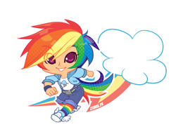 Size: 713x515 | Tagged: safe, artist:zimra-art, rainbow dash, converse, humanized, shoes