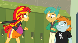 Size: 1021x573 | Tagged: safe, snails, snips, sunset shimmer, equestria girls, preggo shimmer, pregnant, pregnant edit, pregnant equestria girls, teen pregnancy