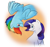 Size: 926x863 | Tagged: safe, artist:arcticwaters, rainbow dash, rarity, earth pony, pegasus, pony, unicorn, female, lesbian, mare, raridash, shipping