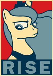 Size: 2327x3352 | Tagged: safe, artist:azdaracylius, princess luna, alicorn, pony, female, hope poster, horn, mare, solo