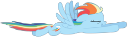 Size: 4875x1423 | Tagged: safe, artist:slyfoxcl, rainbow dash, pegasus, pony, simple background, transparent background, vector