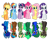 Size: 909x744 | Tagged: safe, derpibooru import, applejack, fluttershy, pinkie pie, rainbow dash, rarity, twilight sparkle, earth pony, pegasus, pony, unicorn, inverted, inverted colors, mane six