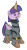 Size: 1371x2553 | Tagged: safe, artist:liracrown, derpibooru import, twilight sparkle, twilight sparkle (alicorn), alicorn, pony, armor, clothes, costume, female, mare, nightmare night, simple background, solo, transparent background, vector