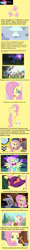 Size: 640x5360 | Tagged: safe, edit, edited screencap, screencap, angel bunny, derpy hooves, fluttershy, pinkie pie, princess luna, rarity, saddle rager, alicorn, earth pony, pegasus, pony, unicorn, just for sidekicks, luna eclipsed, power ponies (episode), putting your hoof down, scare master, tanks for the memories, the best night ever, the cart before the ponies, absurd resolution, comic, headcanon, magic, pegasus magic, power ponies, screencap comic, weather control