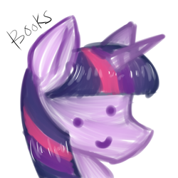 Size: 2000x2000 | Tagged: safe, artist:fiji-firefox, derpibooru import, twilight sparkle, bookhorse, solo