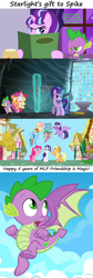 Size: 1500x4442 | Tagged: safe, artist:atomiclance, artist:cloudyglow, artist:missbeigepony, artist:powerpuncher, artist:quanno3, artist:skyheartpegasister, artist:strawberry-pannycake, artist:tamalesyatole, artist:the-crusius, artist:zacatron94, derpibooru import, edit, edited screencap, screencap, apple bloom, applejack, fluttershy, pinkie pie, rainbow dash, rarity, scootaloo, spike, starlight glimmer, sweetie belle, twilight sparkle, twilight sparkle (alicorn), alicorn, dragon, earth pony, pegasus, pony, unicorn, amending fences, crusaders of the lost mark, the cutie map, betrayal, cave, comic, cutie mark, cutie mark crusaders, cutie mark vault, cutie unmarking, female, filly, flying, hilarious in hindsight, kidnapped, mane six, mare, ponyville, restaurant, s5 starlight, screencap comic, staff, staff of sameness, the cmc's cutie marks, winged spike, wings