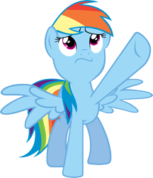 Size: 6000x6929 | Tagged: safe, artist:sairoch, rainbow dash, pegasus, pony, absurd resolution, simple background, transparent background, vector