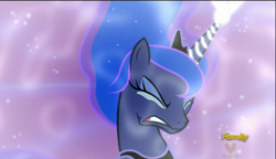 Size: 1280x738 | Tagged: safe, screencap, princess luna, alicorn, pony, do princesses dream of magic sheep, crying, gritted teeth, solo