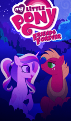 Size: 757x1279 | Tagged: safe, artist:carouselunique, big macintosh, princess cadance, alicorn, earth pony, pony, cadmac, comic cover, male, shipping, stallion, straight, teen princess cadance, teenage big macintosh, teenager, younger