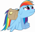 Size: 4992x4568 | Tagged: safe, artist:abion47, rainbow dash, pegasus, pony, games ponies play, absurd resolution, crying, sad, simple background, transparent background, vector