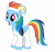 Size: 3616x3403 | Tagged: safe, artist:bl1ghtmare, rainbow dash, pegasus, pony, call of the cutie, clothes, simple background, solo, transparent background, vector