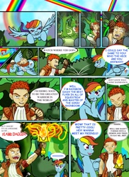 Size: 2544x3499 | Tagged: safe, artist:razmere, rainbow dash, human, comic:warhorse, berserk, comic, crossover