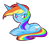Size: 800x700 | Tagged: safe, artist:tearzah, rainbow dash, pegasus, pony, female, mare, simple background, solo, transparent background