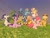 Size: 1024x768 | Tagged: safe, artist:migueruchan, applejack, fluttershy, pinkie pie, princess luna, rainbow dash, rarity, twilight sparkle, alicorn, earth pony, pegasus, pony, unicorn, 3d, blaze the cat, cream the rabbit, crossover, gmod, mane six, miles "tails" prower, s1 luna, sonic the hedgehog, sonic the hedgehog (series)