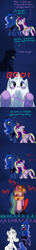 Size: 1200x8400 | Tagged: safe, artist:anticular, princess cadance, princess celestia, princess luna, twilight sparkle, twilight sparkle (alicorn), alicorn, pony, g3.5, aaaaaaaaaa, alicorn tetrarchy, ask sunshine and moonbeams, comic, crying, dialogue, female, floppy ears, glare, grin, mare, mask, open mouth, raised hoof, rearing, scared, screaming, shivering, smiling, underhoof, walking, wide eyes