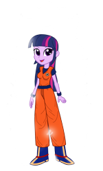 Size: 692x1153 | Tagged: safe, artist:gonzalossj3, derpibooru import, twilight sparkle, equestria girls, dragon ball z, goku