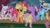 Size: 1192x670 | Tagged: safe, artist:soft-bite, derpibooru import, apple bloom, applejack, derpy hooves, doctor whooves, fluttershy, pinkie pie, rainbow dash, rarity, scootaloo, sweetie belle, twilight sparkle, twilight sparkle (alicorn), alicorn, earth pony, pegasus, pony, unicorn, cutie mark crusaders, female, mare, my little pony logo, tardis, wallpaper