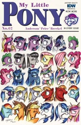 Size: 1053x1619 | Tagged: safe, artist:andypriceart, applejack, big macintosh, derpy hooves, dj pon-3, fluttershy, octavia melody, pinkie pie, princess cadance, princess celestia, princess luna, rainbow dash, rarity, shining armor, spike, twilight sparkle, vinyl scratch, alicorn, dragon, earth pony, pegasus, pony, unicorn, angry, female, laughing, male, mane six, mare, norman rockwell, parody, rumor, shocked, stallion, telephone game