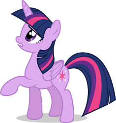 Size: 9500x10072 | Tagged: safe, artist:luckreza8, derpibooru import, twilight sparkle, twilight sparkle (alicorn), alicorn, pony, what about discord?, .svg available, absurd resolution, female, inkscape, looking up, mare, offscreen character, raised hoof, simple background, solo, transparent background, vector