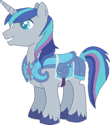 Size: 349x399 | Tagged: safe, artist:selenaede, artist:westrail642fan, shining armor, pony, unicorn, alternate timeline, alternate universe, armor, rise and fall, simple background, solo, transparent background