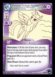 Size: 358x500 | Tagged: safe, derpibooru import, twilight sparkle, twilight sparkle (alicorn), alicorn, pony, ccg, enterplay, female, haycartes' method, high magic, mare, paper twilight, reading rainbow, song reference