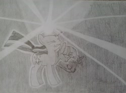 Size: 2048x1512 | Tagged: safe, artist:sappcup, derpibooru import, twilight sparkle, monochrome, solo, traditional art