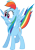 Size: 660x951 | Tagged: safe, artist:deadparrot22, rainbow dash, pegasus, pony, simple background, solo, svg, transparent background, vector