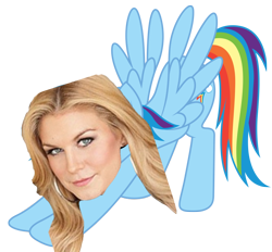 Size: 800x742 | Tagged: safe, rainbow dash, pegasus, pony, 1000 hours in ms paint, iwtcird, mallory hagan, meme, miss america, ms paint, stretching